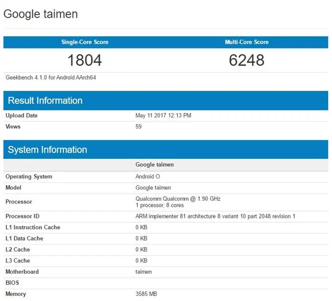 Google-Taimen-Geekbench Copy