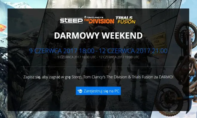 Ubisoft darmowy weekend