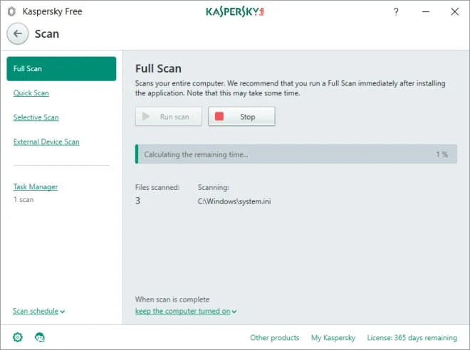 kaspersky free