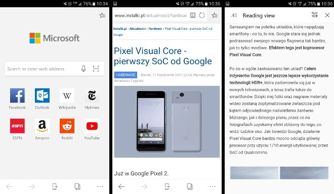 Microsoft Edge Preview