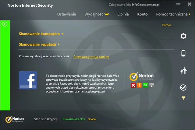 Norton Safe Web for Facebook