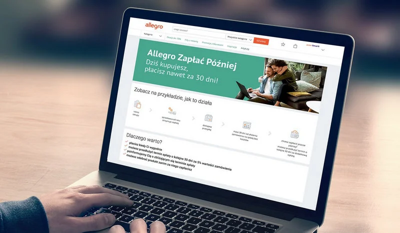 Nowa forma płatności na Allegro. Kup teraz, zapłać za 30 dni