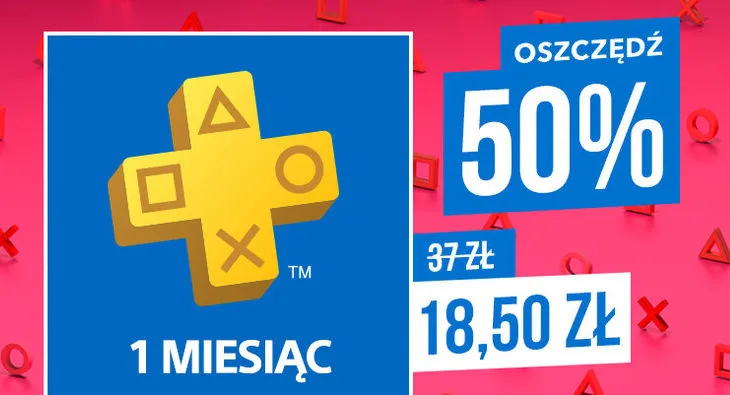 Miesięczna subskrypcja PlayStation Plus tańsza o połowę