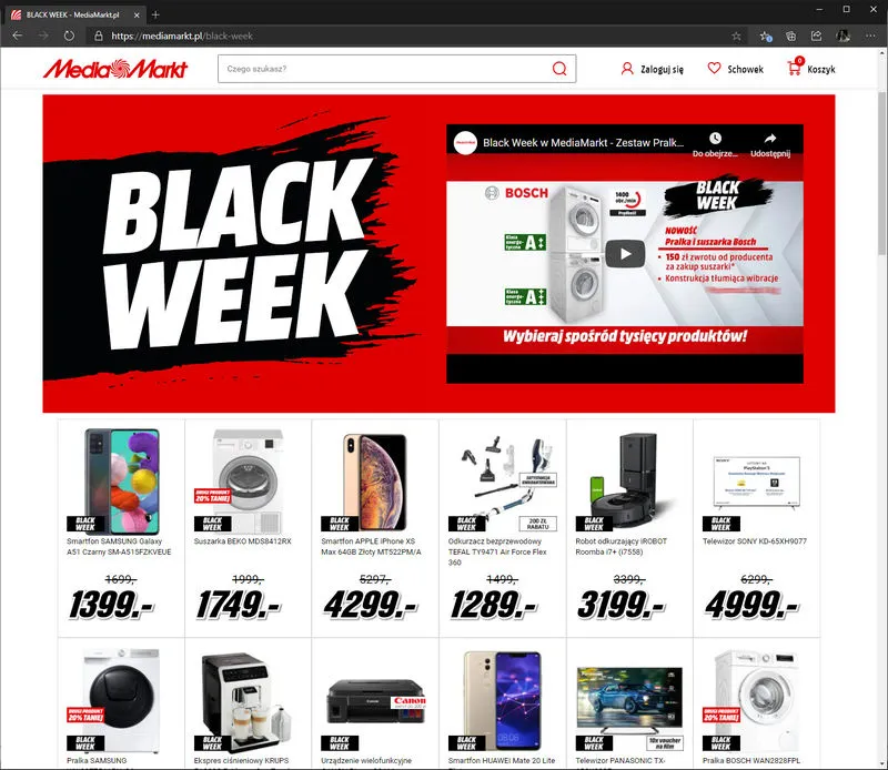 Black Week w MediaMarkt