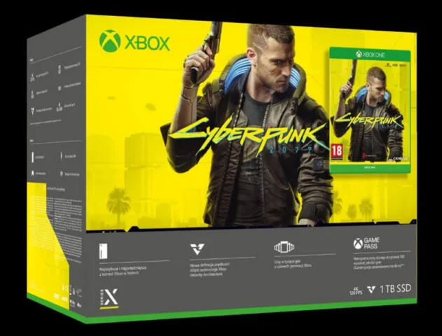 Konsola Xbox Series X dostępna w zestawie wraz z Cyberpunk 2077