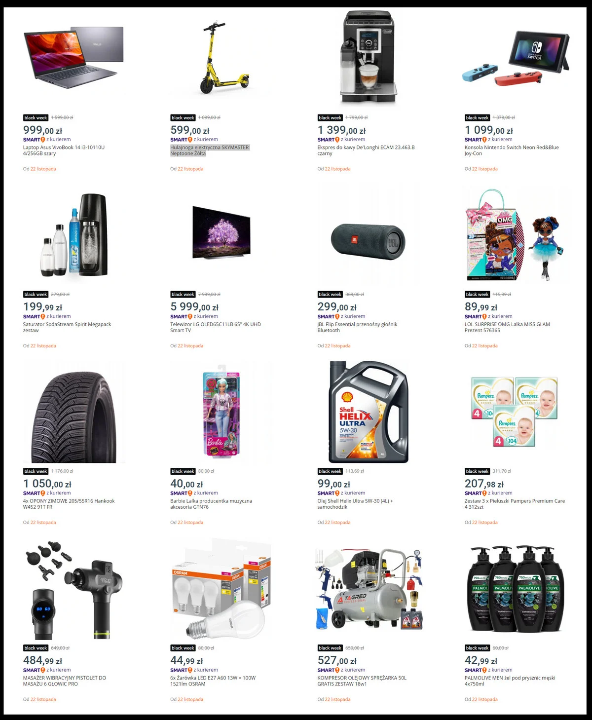 Black Week na Allegro - okazje z 22 listopada