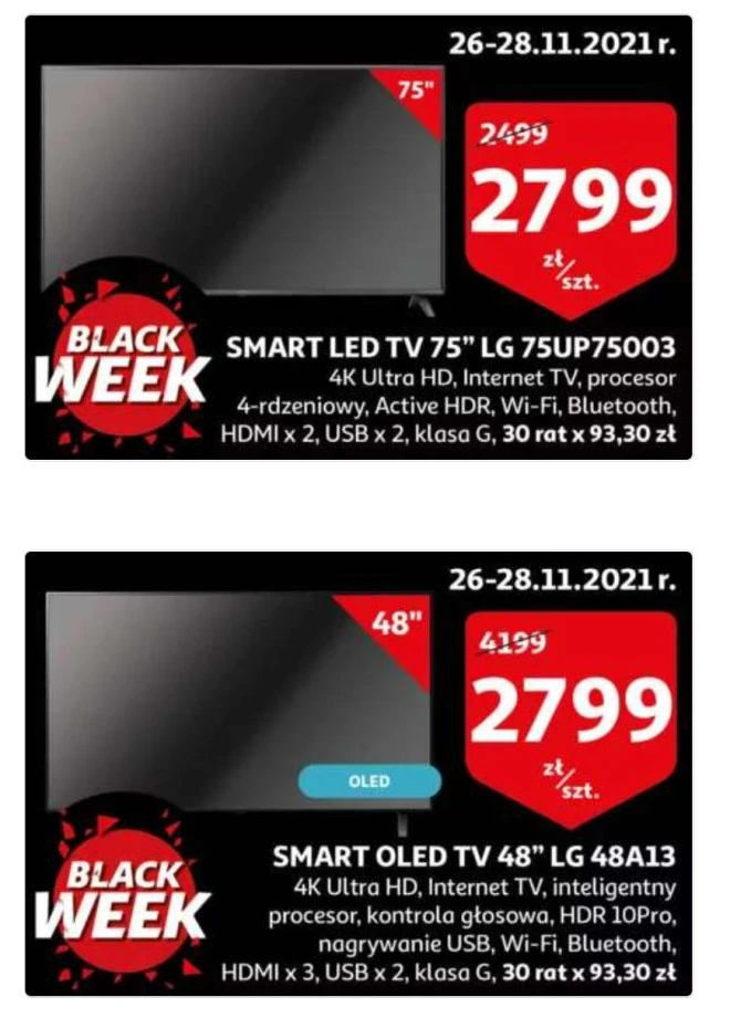 tv oled auchan