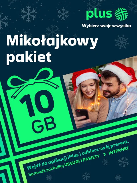 pakiet 10 GB od Plusa