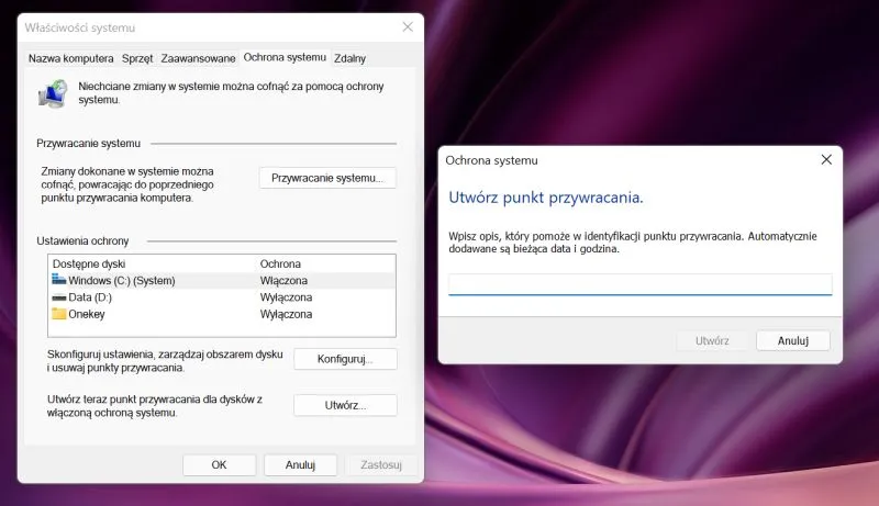 punkt przywracania 4