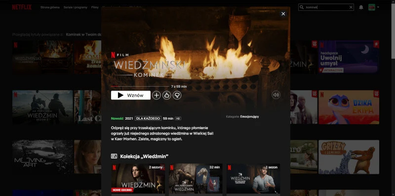 Drugi sezon Wiedźmina ma kompana na Netflixie. Serwis opublikował… Wiedźmiński kominek