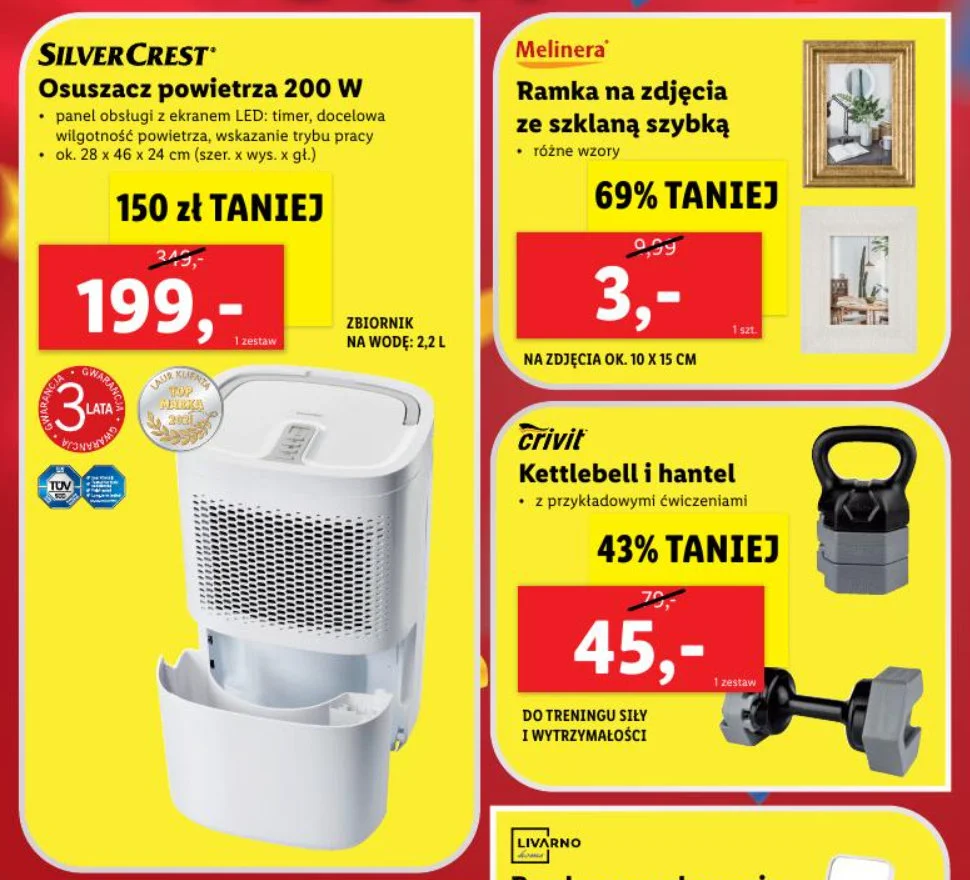 osuszacz powietrza marki SliverCrest