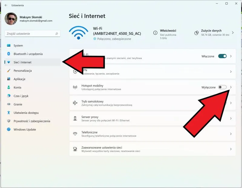 hotspot windows 11 1