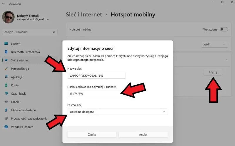 hotspot windows 11 3