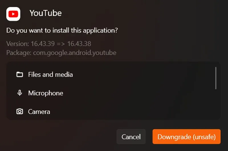 apka z androida na windows 11