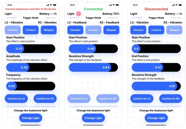 dualsense ps 5 aplikacja 2