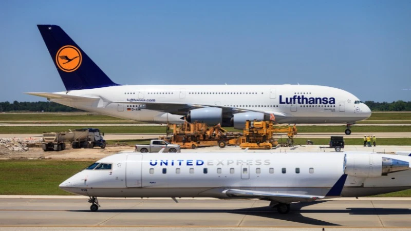 lufthansa puste samoloty