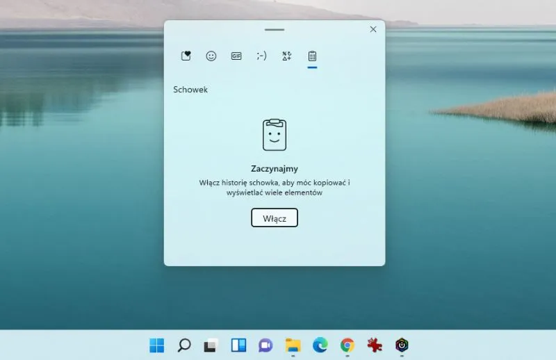historia schowka windows 11