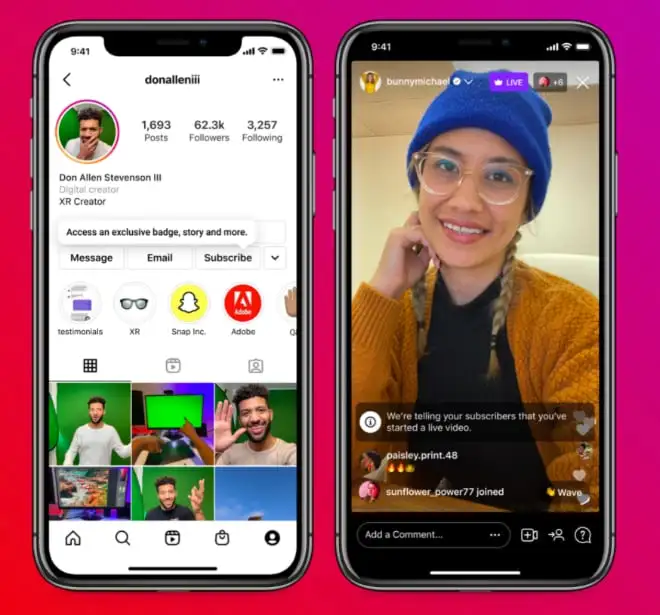 Instagram jak OnlyFans