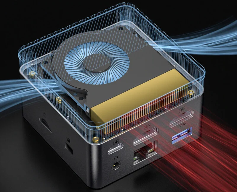 Dopracowany oszczędny mini PC. NucBox 5 z nowszym procesorem Intela i Ethernetem