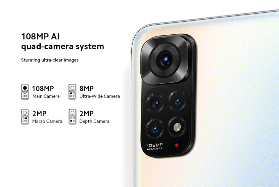 Aparat główny 108 Mpix