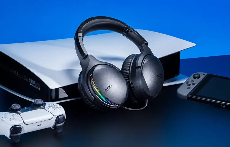 Słuchawki dla graczy ASUS ROG Fusion II 500 i 300. Do PC i konsoli Sony PS5