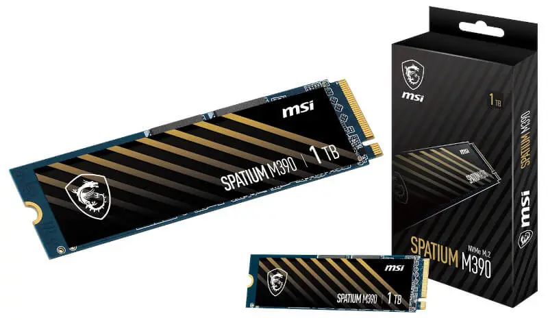 SSD MSI Spatium M390. Nowy szybki nośnik NVMe PCIe 3.0 do każdego PC