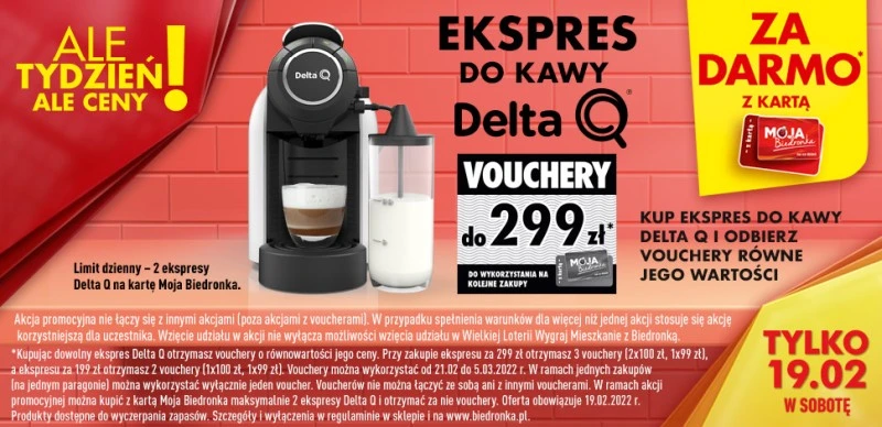 biedronka ekspres do kawy