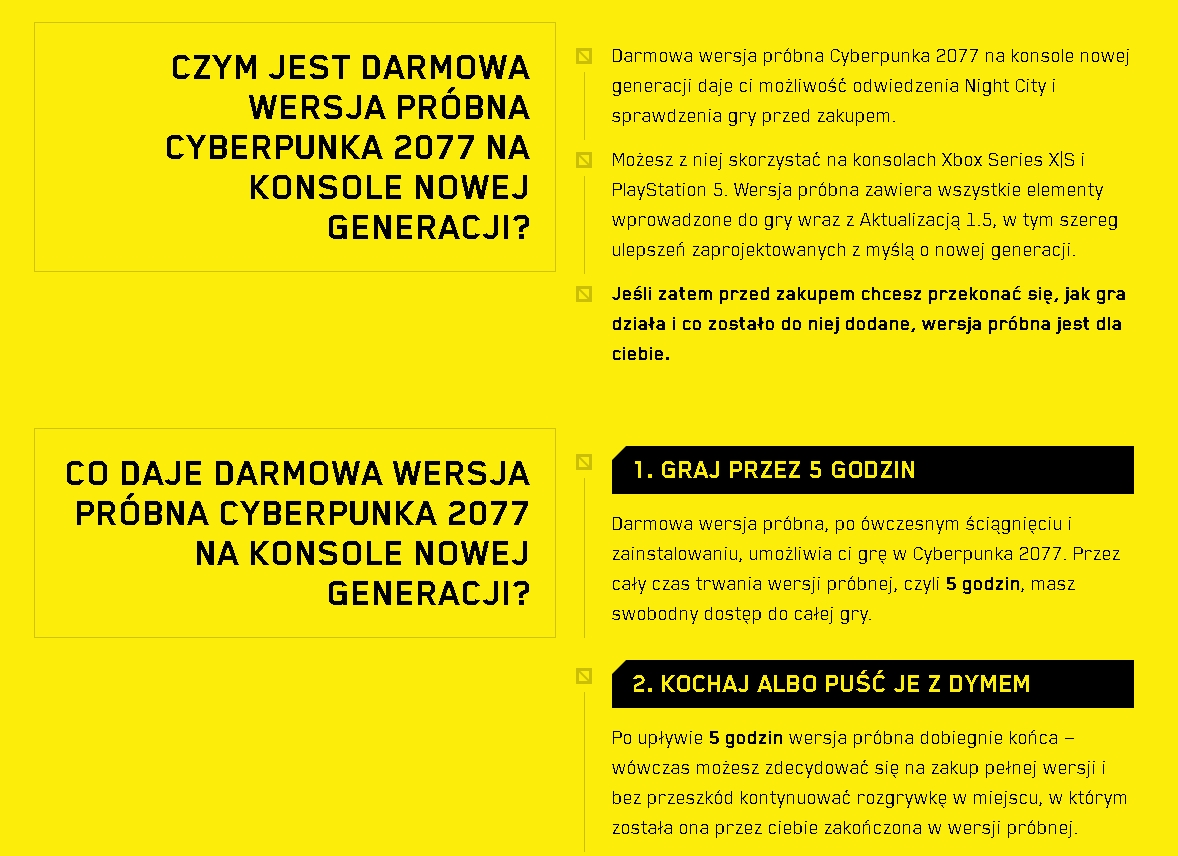 cyberpunk 2077 wersja probna 2