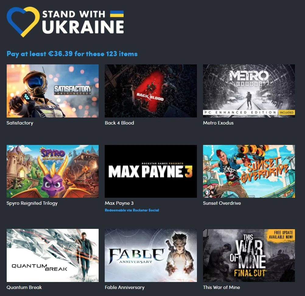 humble bundle ukraina