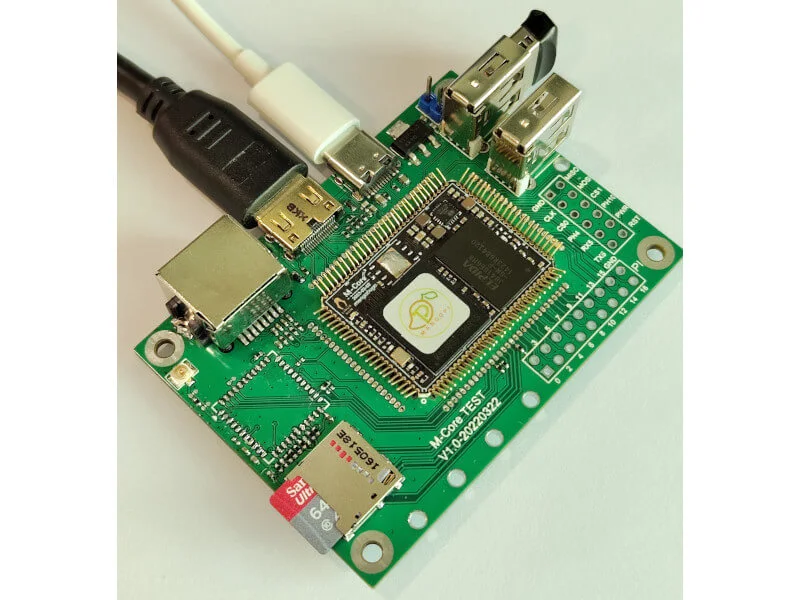 Szalenie mały moduł komputera jednopłytowego ARM. MangoPi niczym karta SD