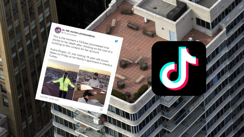 Tiktokerka z Turcji zginęła podczas nagrywania filmu. Wideo ku przestrodze