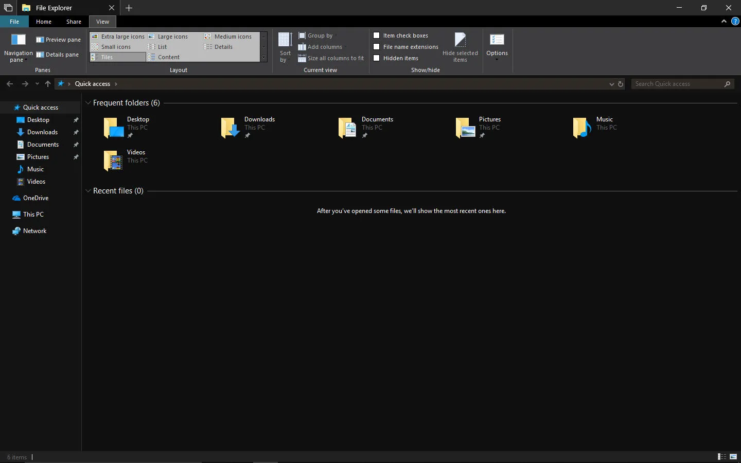 Windows 10 Dark Mode