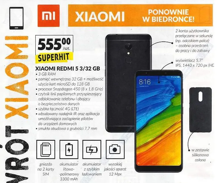 Redmi 5 Biedronka
