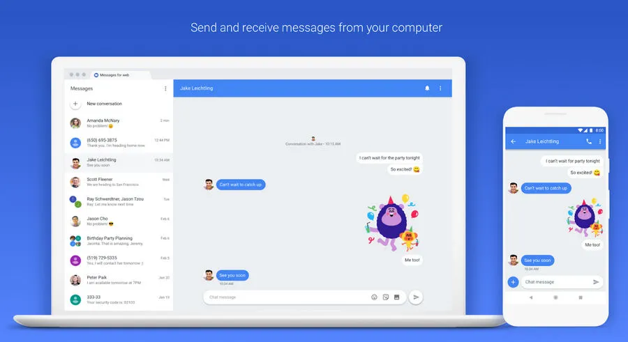 Wiadomości na Androida