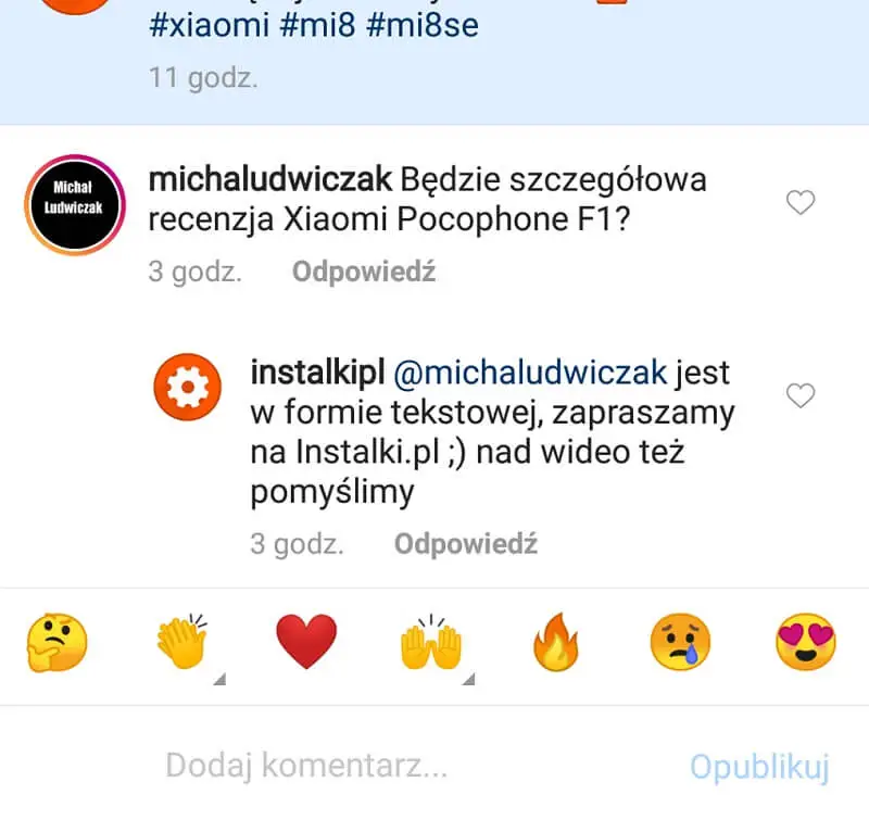 emoji bar instagram