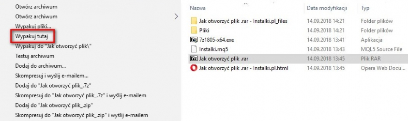 Jak otworzyć plik rar 3a