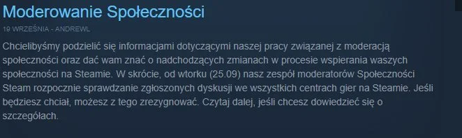 steam moderacja