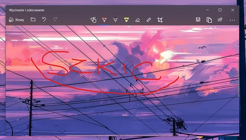 Wycinanie i szkicowanie