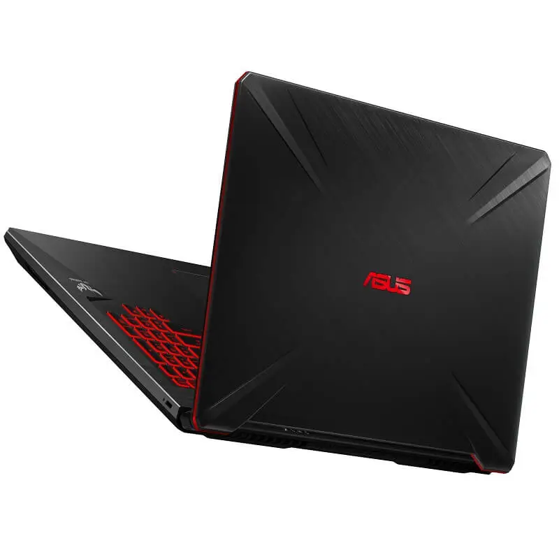 ASUS TUF Gaming FX705GD GE 3D Rendering Photos Red Matter Lighting 9