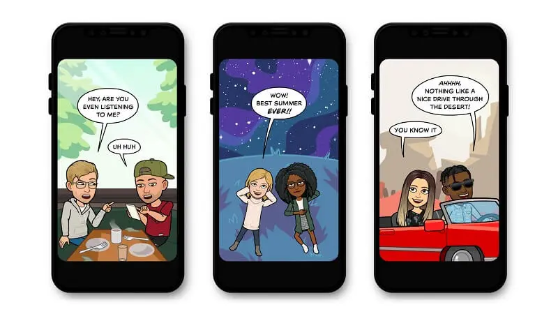 bitmoji stories