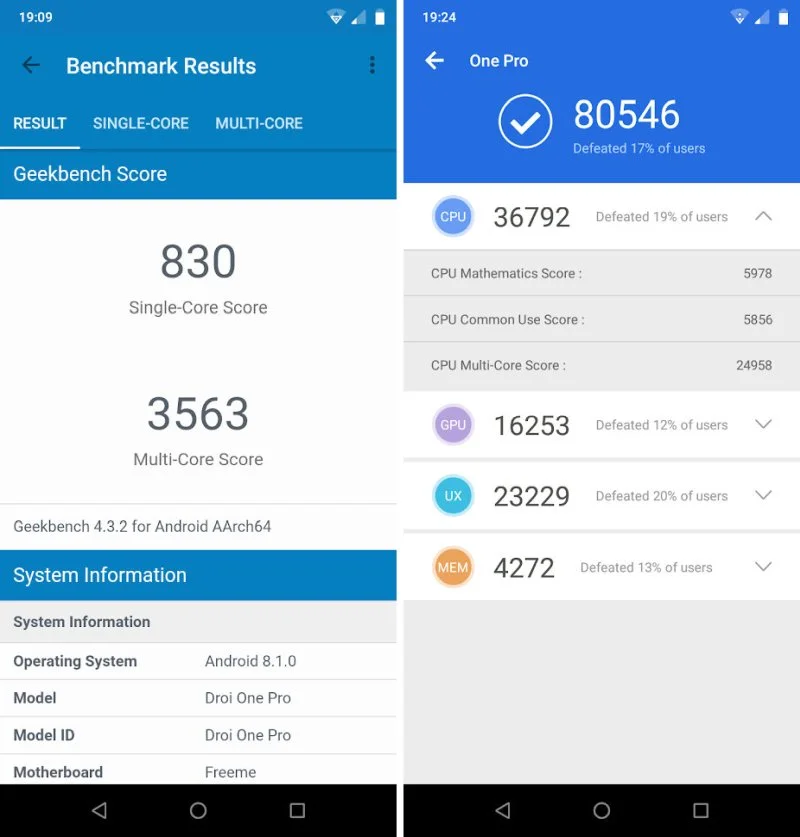 OnePro Benchmark