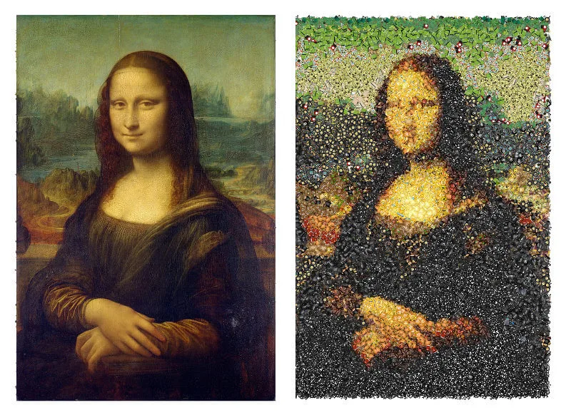 emoji mona lisa