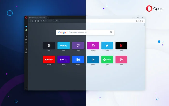 Opera 60 tryb ciemny