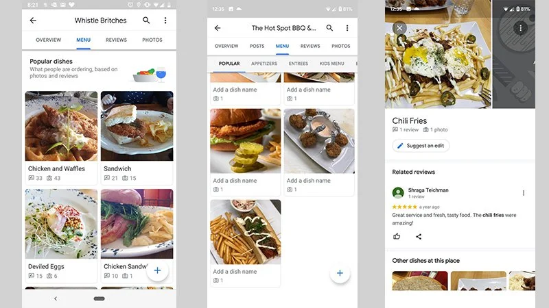 mapy google menu 1