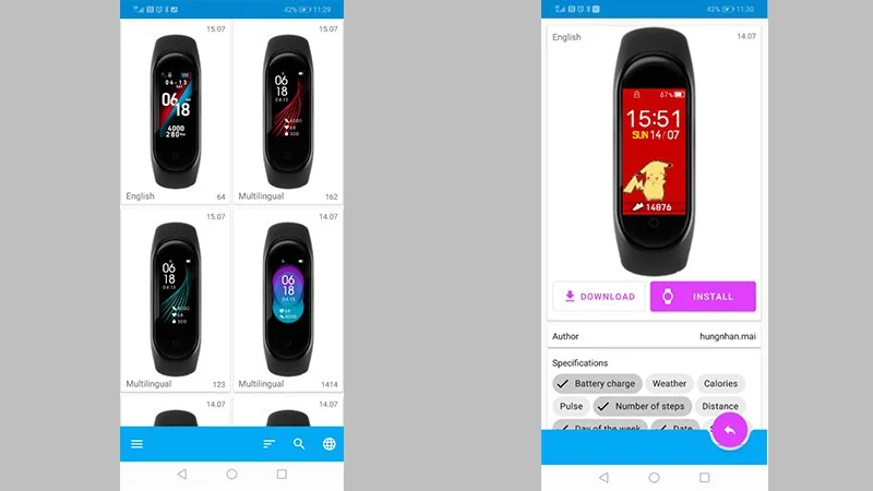 mi band 4 watchface 12