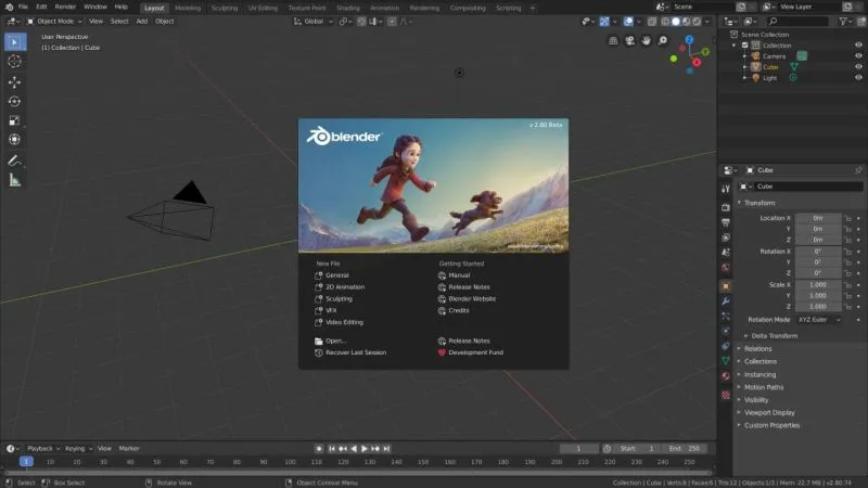 Blender 2.8 1