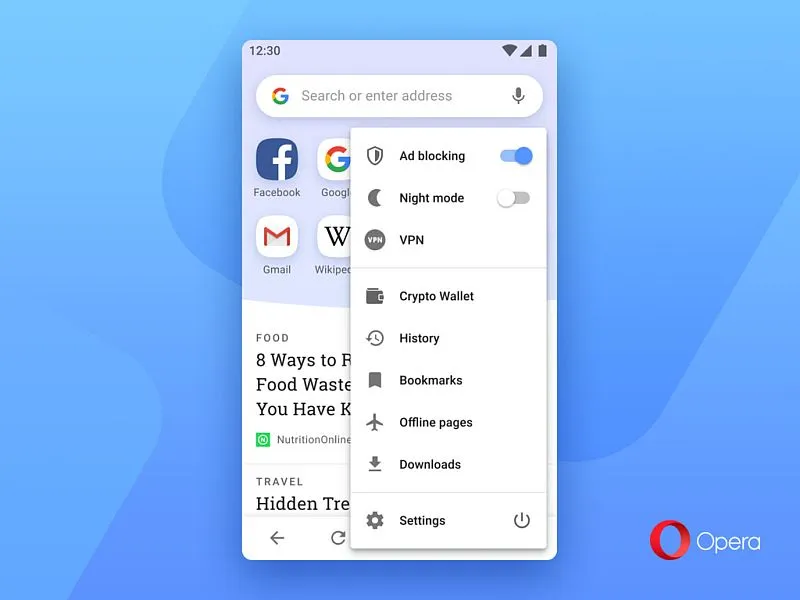 opera 54 funkcje