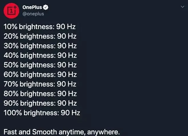 oneplus 90 Hz