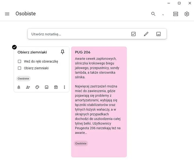 google keep