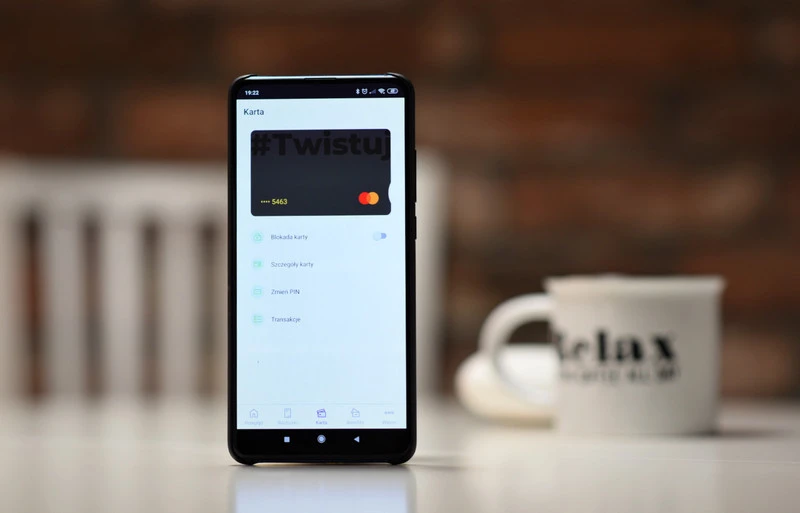 Twisto karta w aplikacji